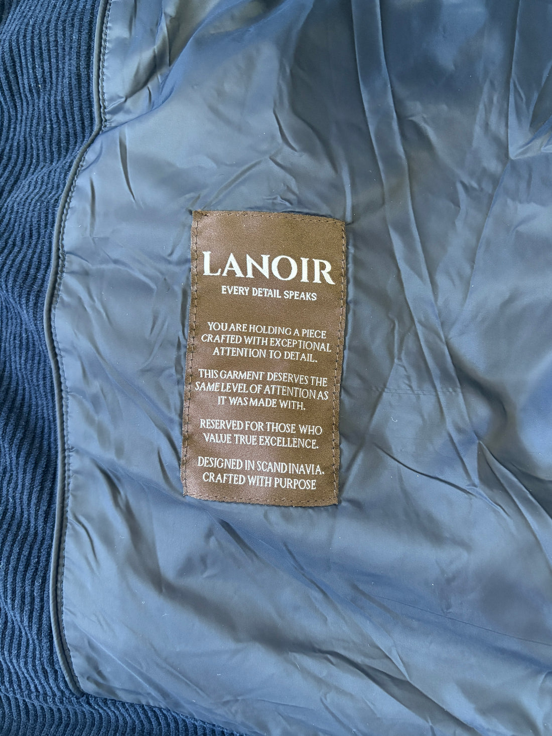 Lanoir kordfløyelsvest